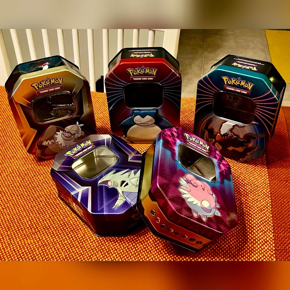 Empty Pokémon Tin